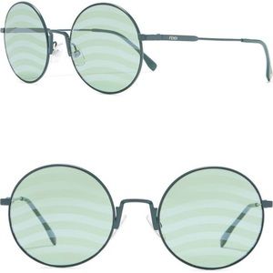 🔥🔥FENDI NWT 53mm round sunglasses TURQUOISE color